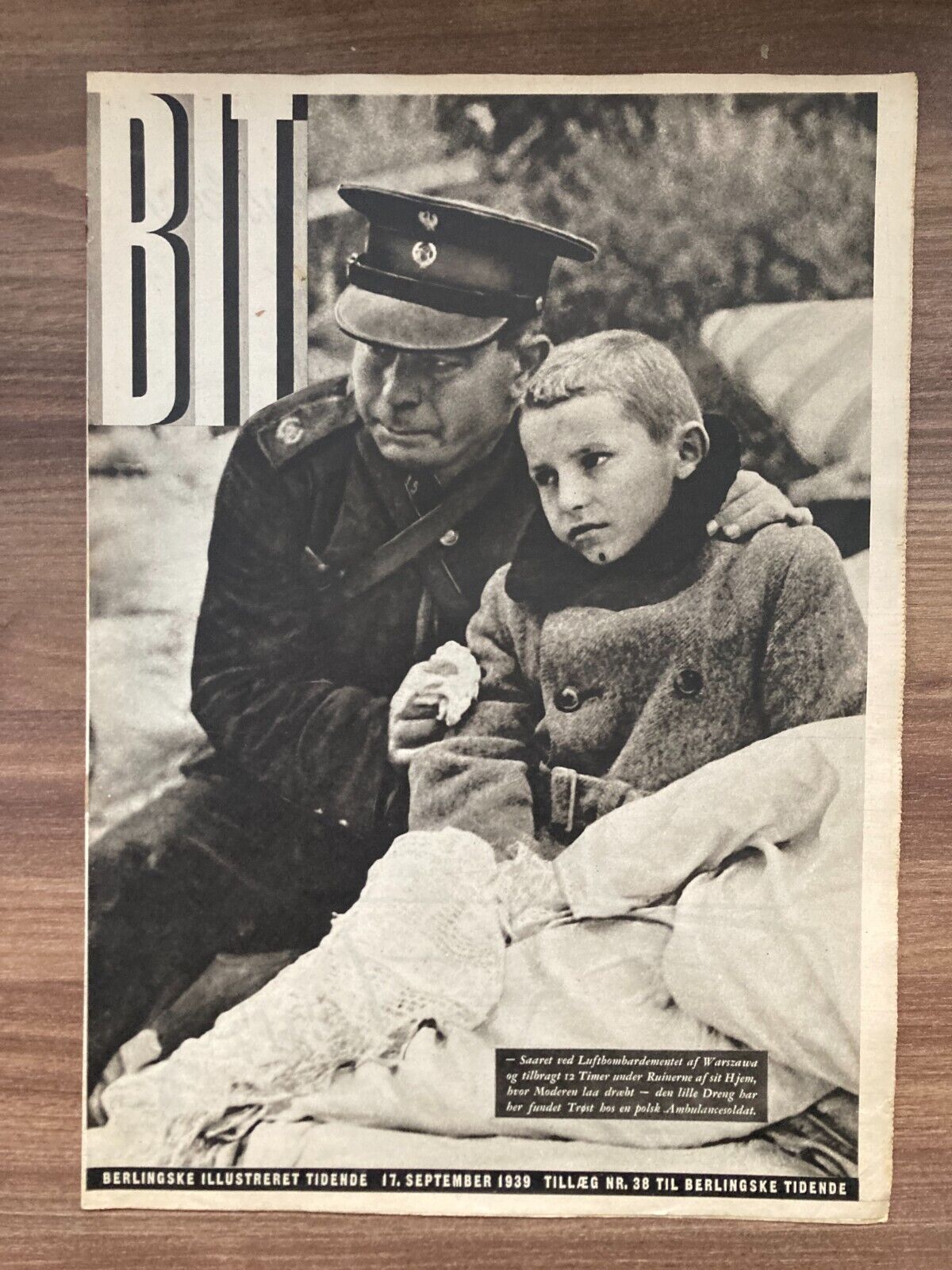 German Invasion Poland WWII Original Danish Magazine 1939 "Berlingske IT"