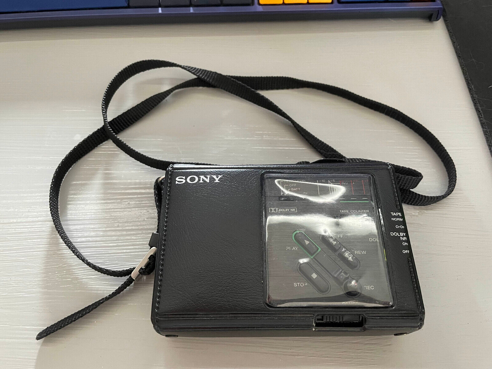 Sony Walkman WM-D3 with Leather Case and Microphones