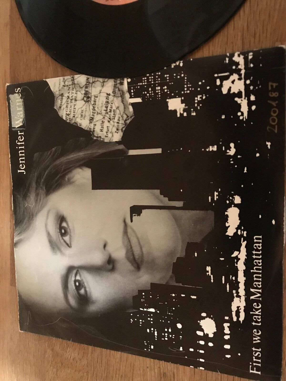 JENNIFER WARNES "FIRST WE TAKE MANHATTAN" 1986 SWEDISH EDITION SONET RECORDS NCB