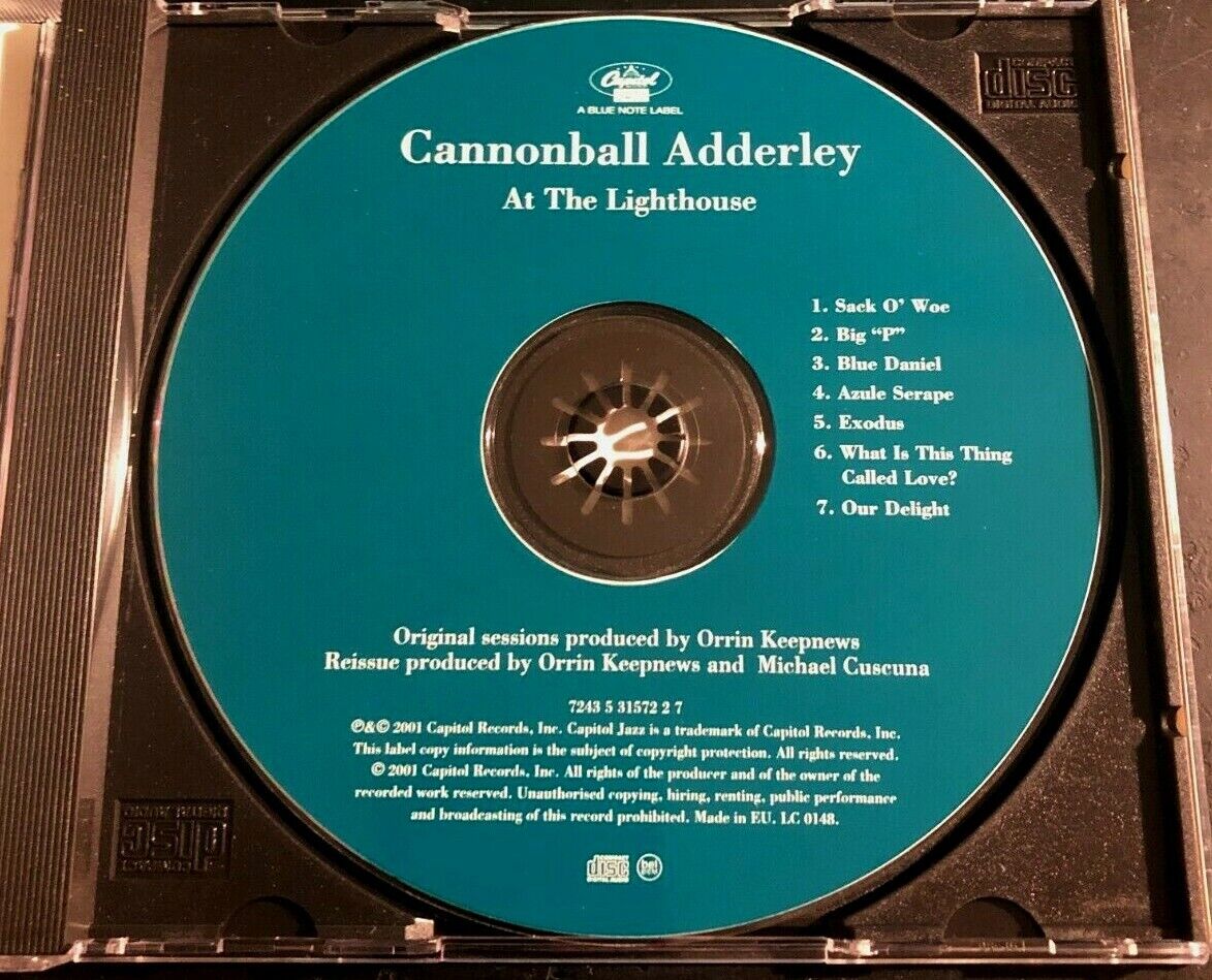 THE CANNONBALL ADDERLEY QUINTET ''AT THE LIGHTHOUSE'' - CD - LIVE RECORDING