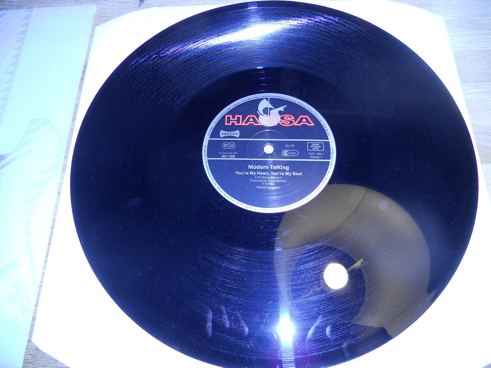 MODERN TALKING "YOURE MY HEART YOURE MY SOUL" 1984 HANSA RECORDS GEMA 12" REMIX