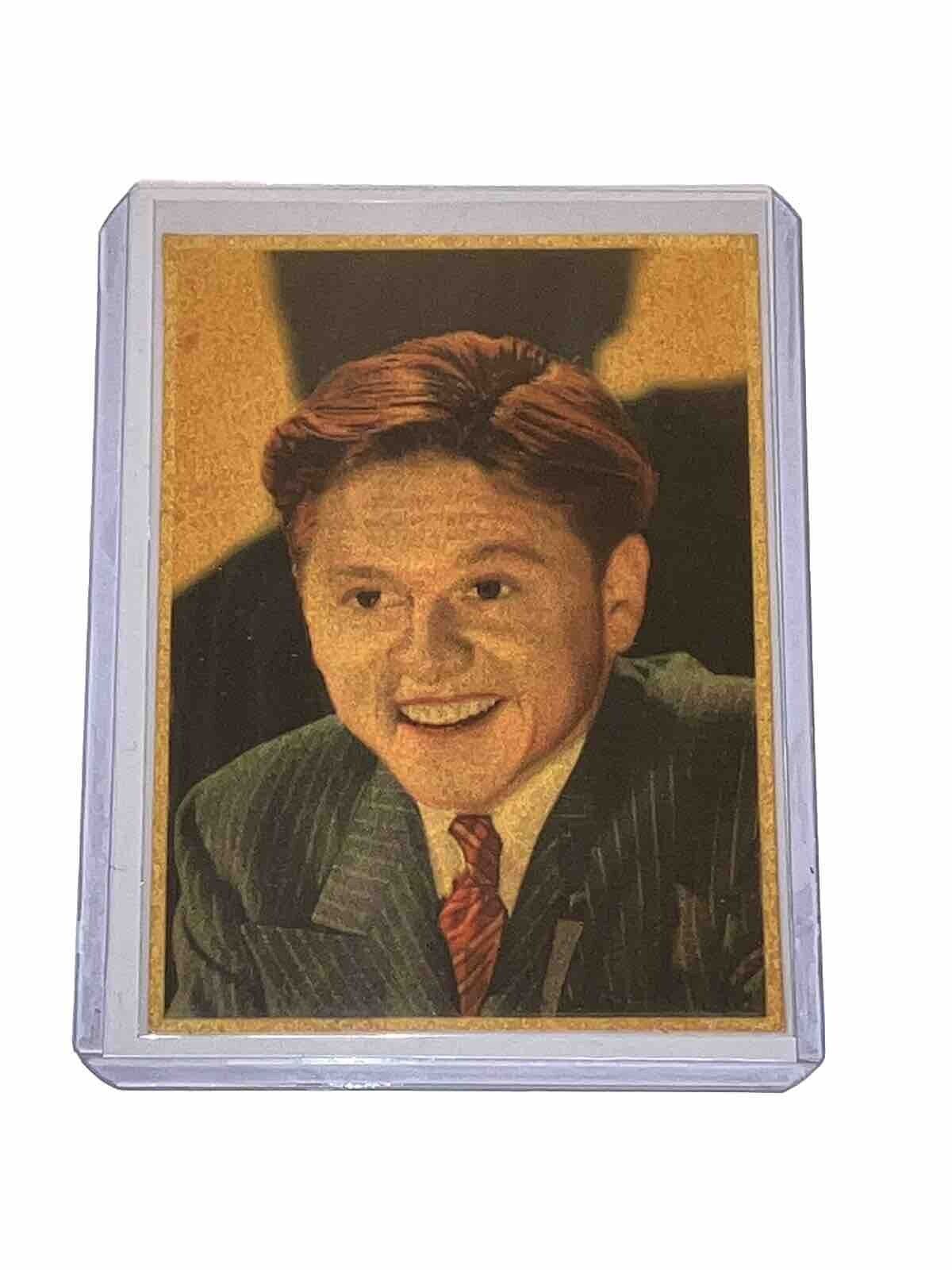 1940 HOLLYWOOD ACTOR MICKEY ROONEY - RARE VINTAGE CARD OF MOVIE STARS DENMARK