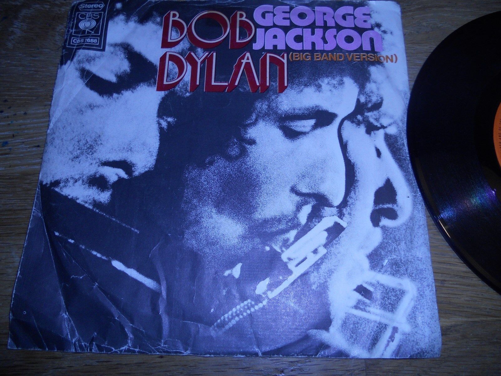 BOB DYLAN "GEORGE JACKSON" BIG BAND  ACOUSTIC VERSIONS DUTCH PRESSING 1971 RARE