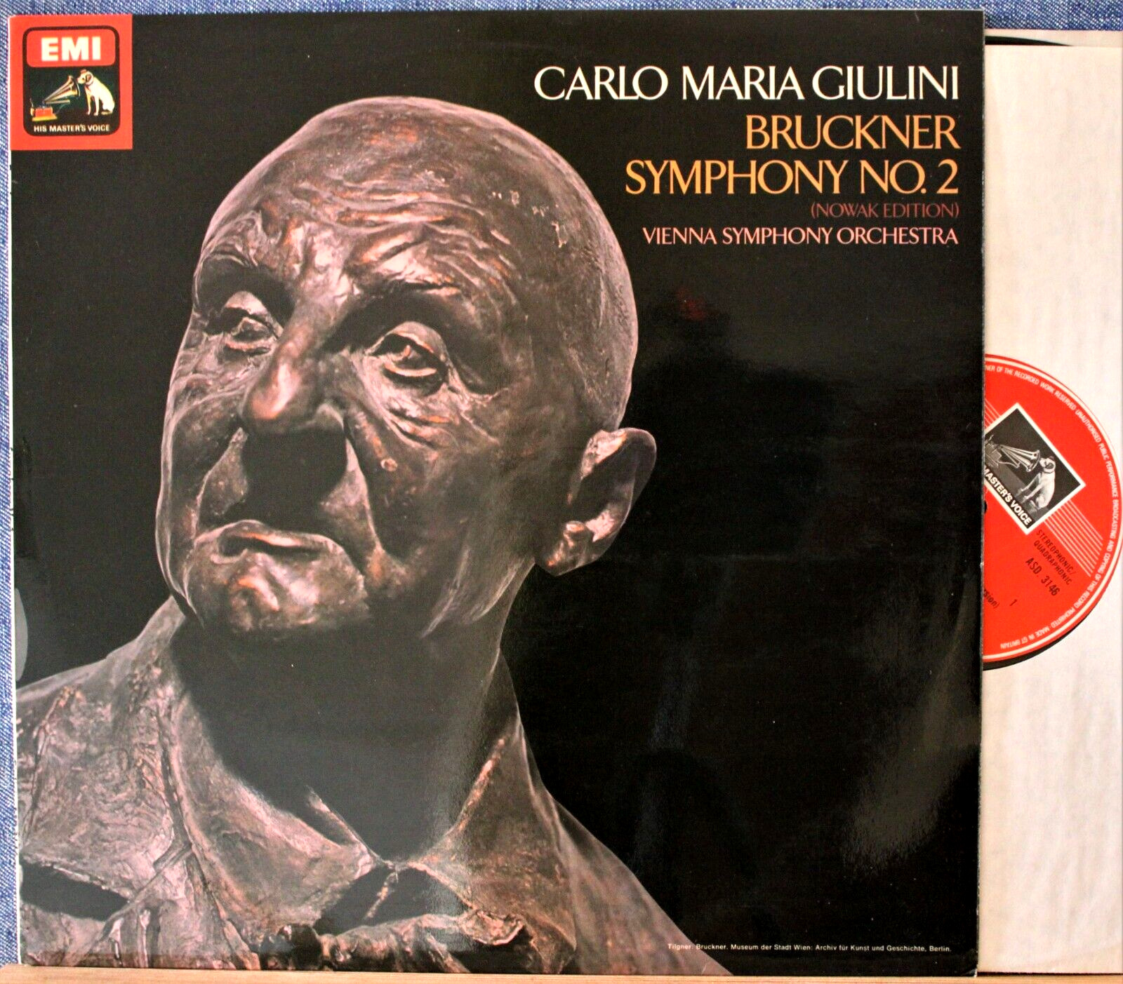 Giulini Bruckner (Symphony 2) EMI ASD 3146 NM