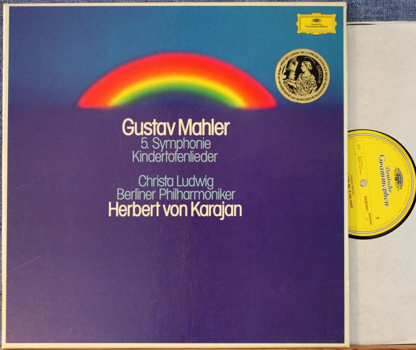 Karajan; Ludwig Mahler (Symphony 5; Kindertotenlieder) DGG 2707 081 (2) Box NM