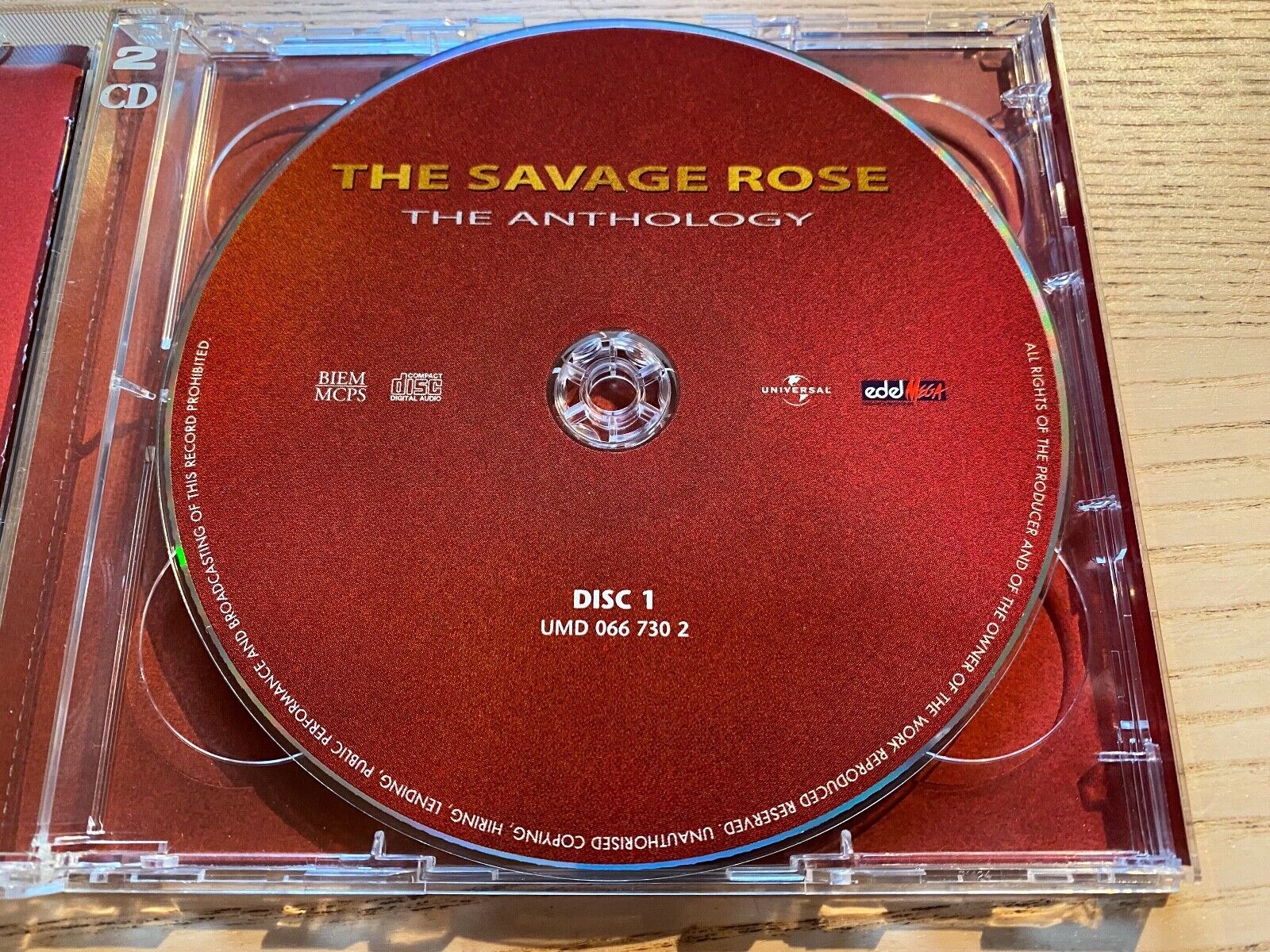 THE SAVAGE ROSE "THE ANTHOLOGY"  2 X CD SET 27 TRACKS 2002 MEGA EDEL RECORDS OOP