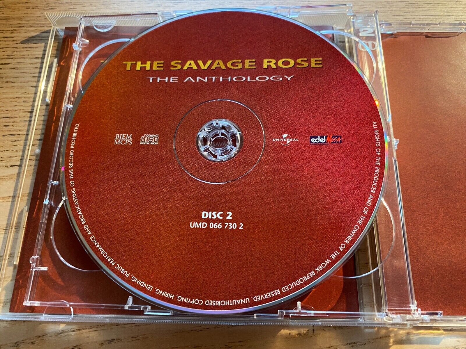 THE SAVAGE ROSE "THE ANTHOLOGY"  2 X CD SET 27 TRACKS 2002 MEGA EDEL RECORDS OOP