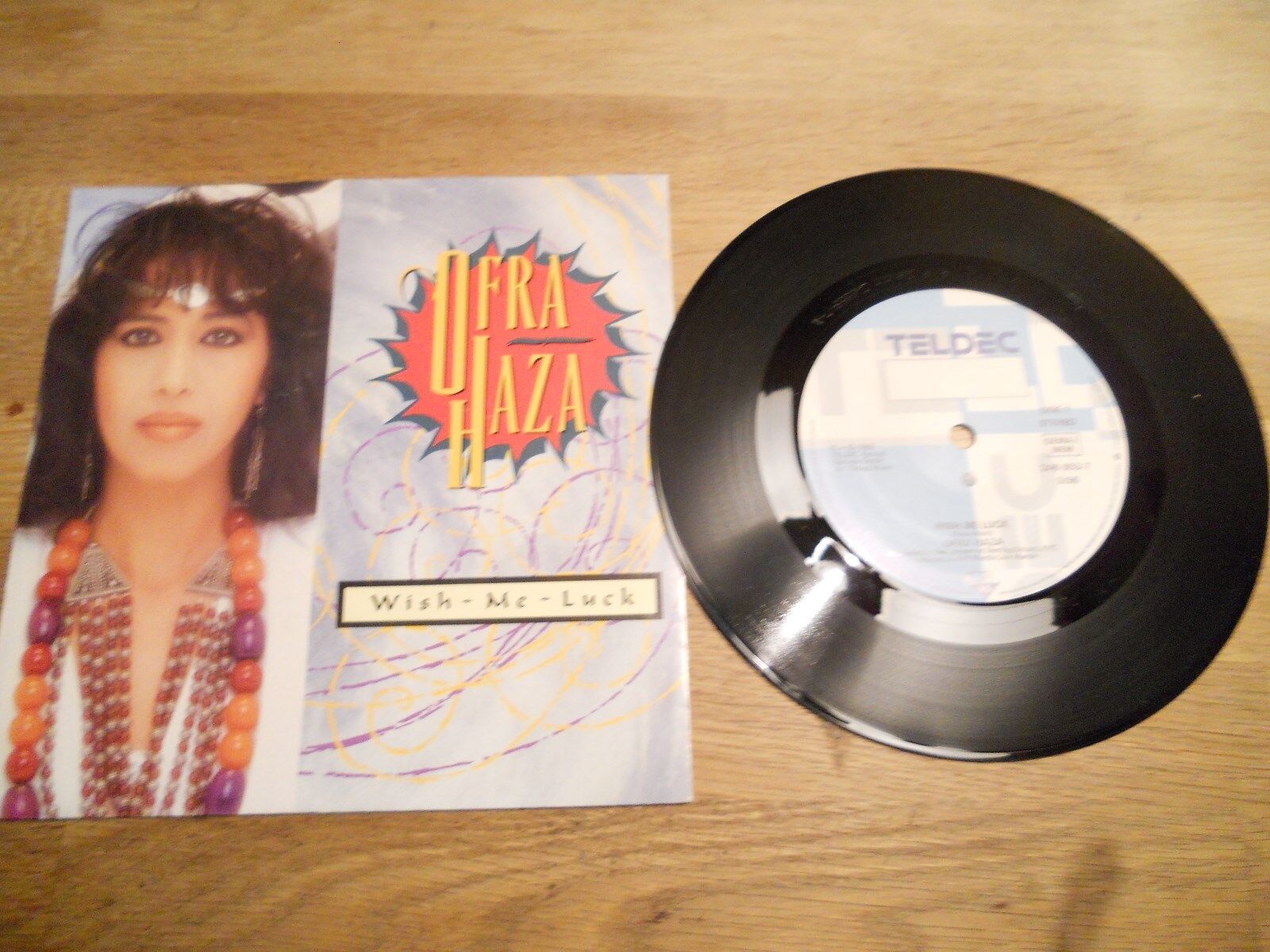 OFRA HAZA WISH ME LUCK / MM´MMA (MY BROTHERS ARE THERE) WEST GERMAN PRESS SINGLE