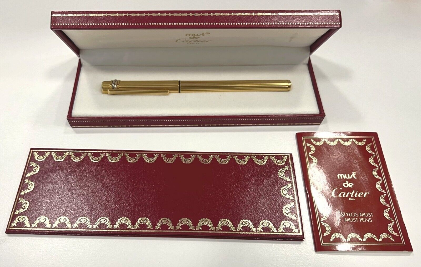 CARTIER “Trinity” Must fountain pen by Cartier