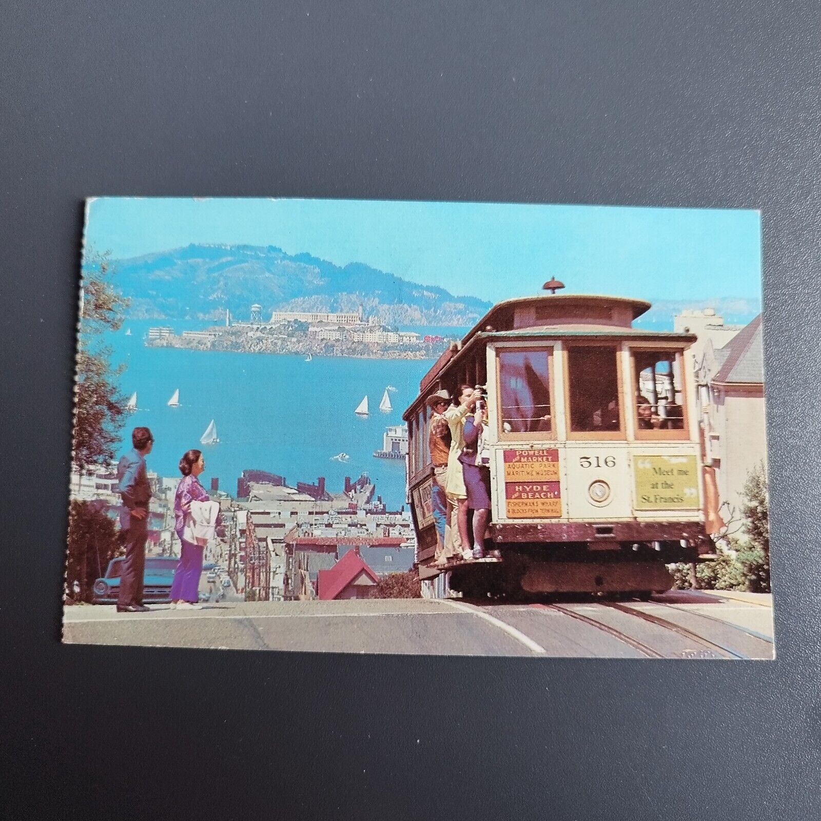 California Cable Car - Hyde Street San Francisco - Posted 1979