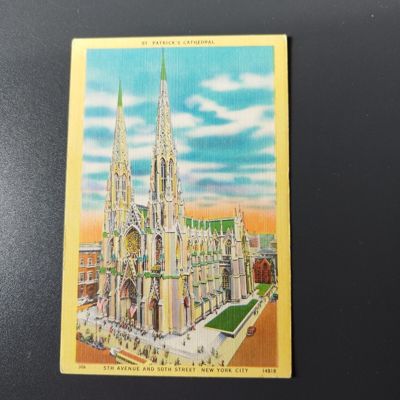 NY City StPatrick's Cathedral5th Ave and 50th StAcacia Card Company no 20