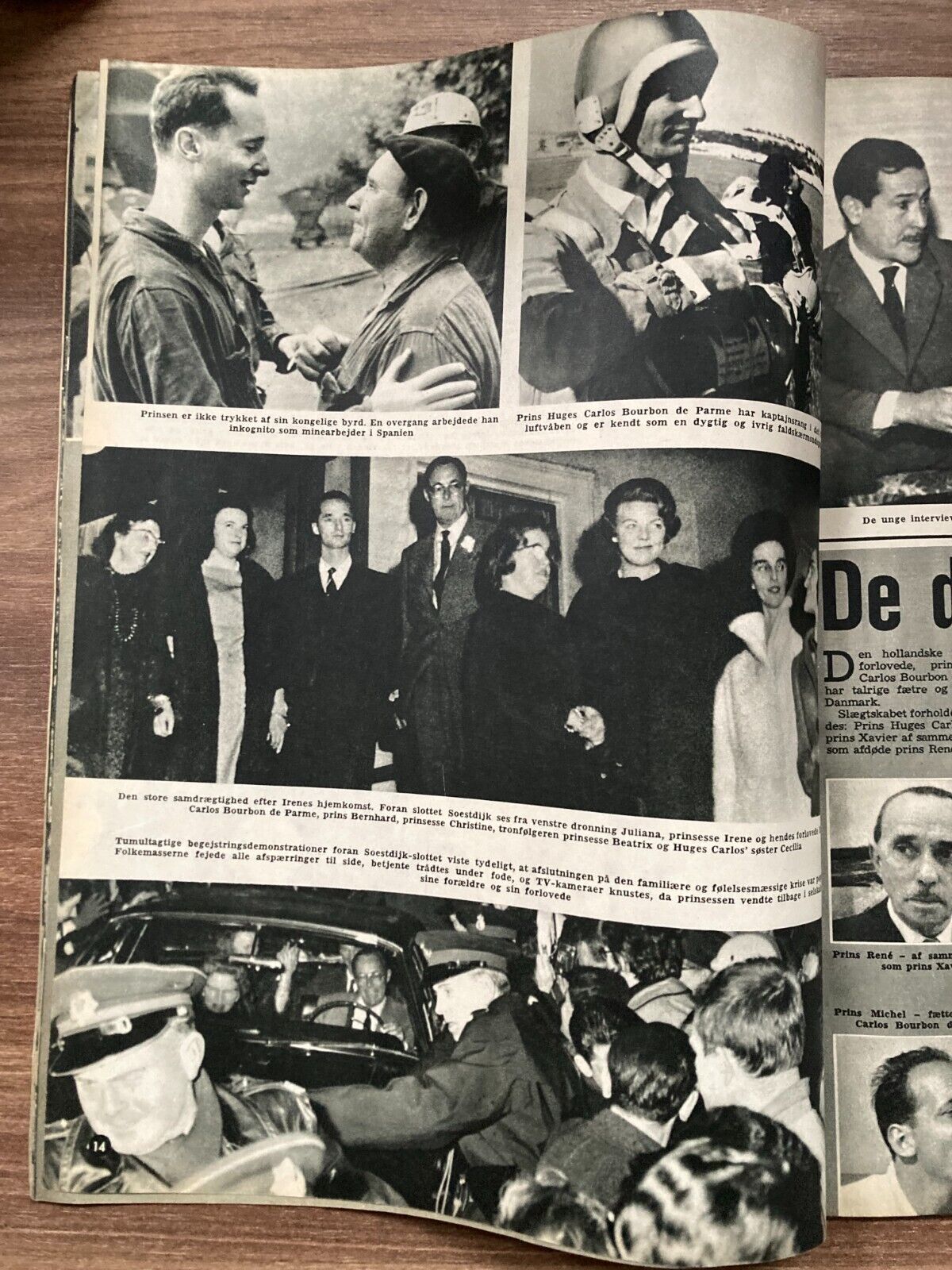 Princess Irene Netherlands Prince Carlos Hugo Danish Magazine 1964 Se og Hør