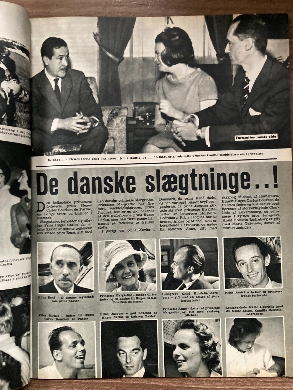 Princess Irene Netherlands Prince Carlos Hugo Danish Magazine 1964 Se og Hør