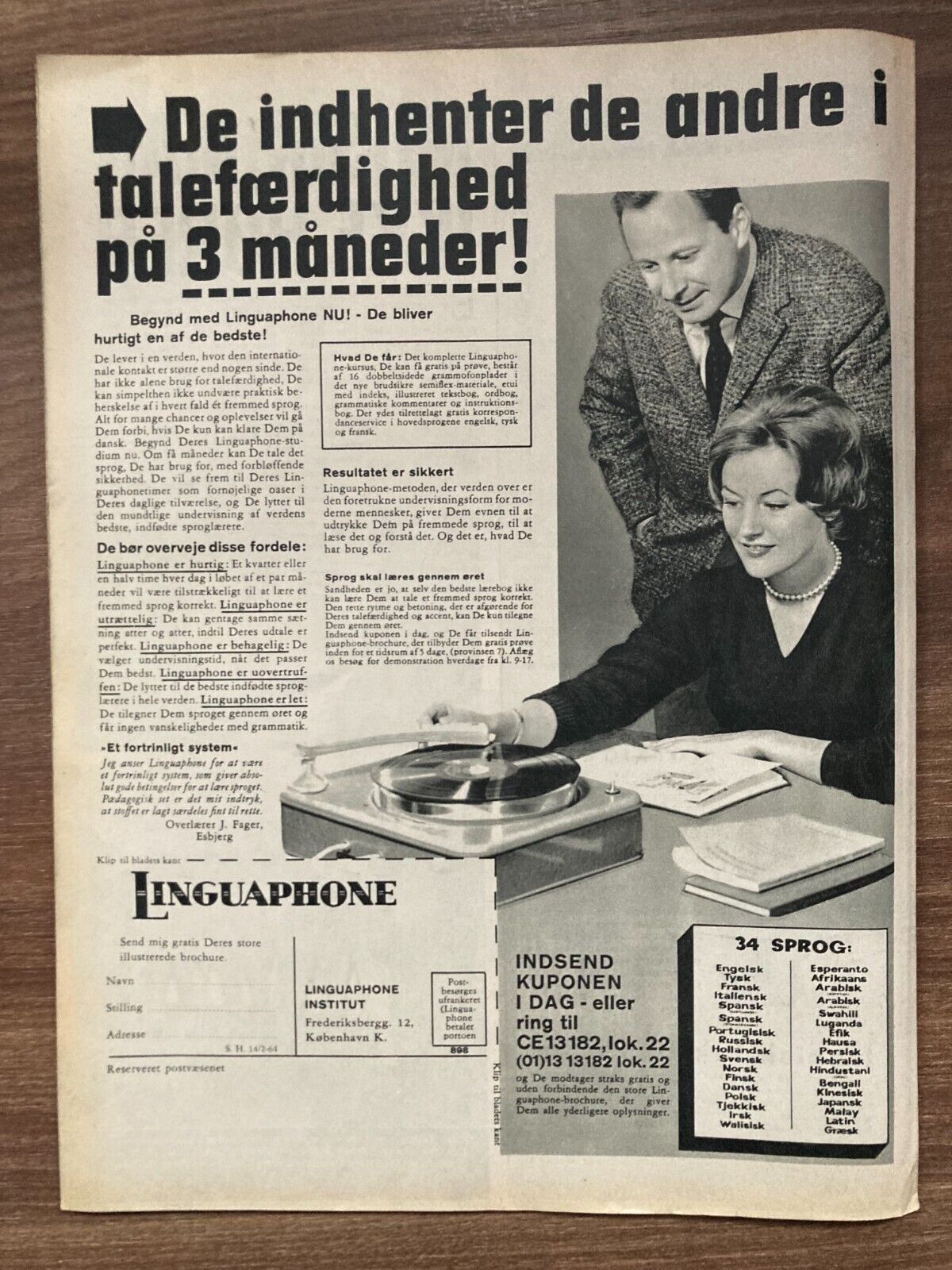 Princess Irene Netherlands Prince Carlos Hugo Danish Magazine 1964 Se og Hør