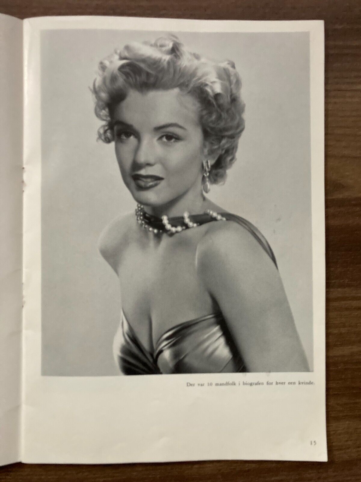 Marilyn Monroe Rare Original Danish Booklet "En Amerikansk Sukces" 1952 32 Pages