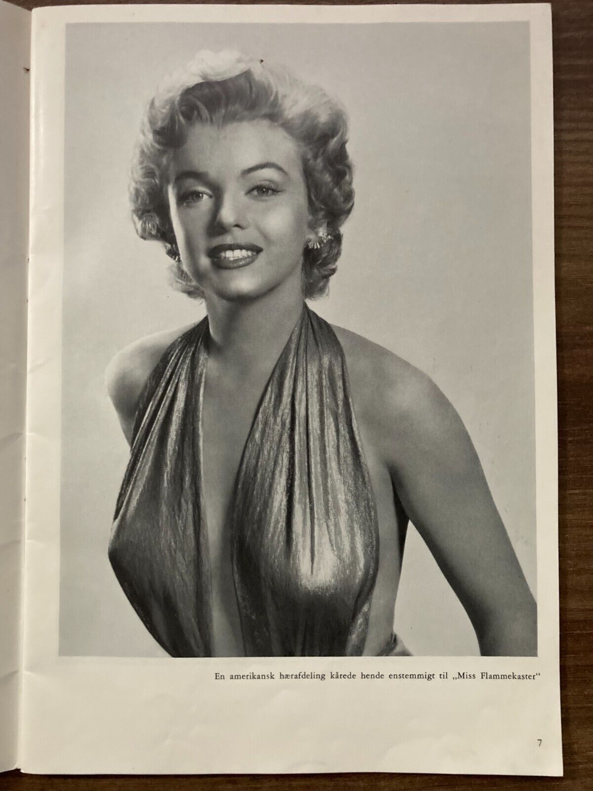 Marilyn Monroe Rare Original Danish Booklet "En Amerikansk Sukces" 1952 32 Pages