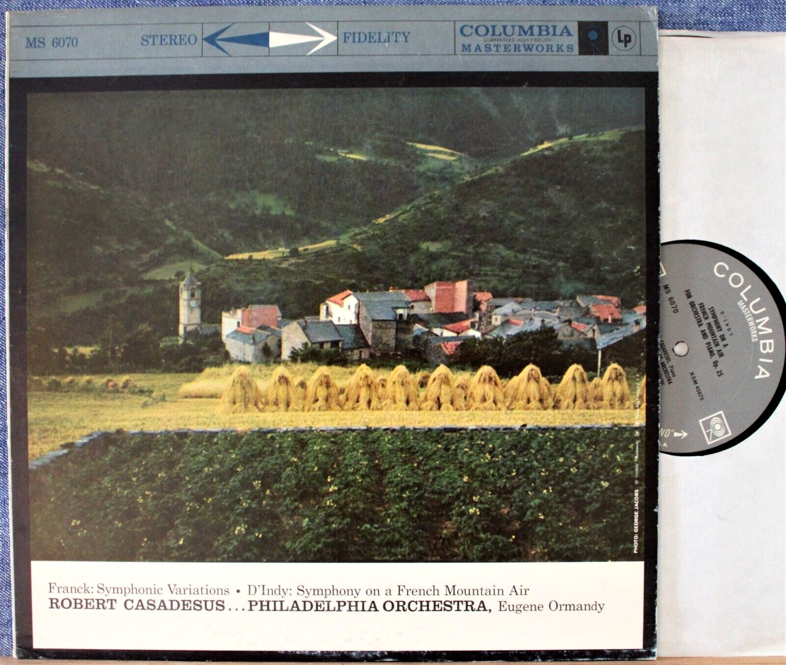 Casadesus; Ormandy Frank: Variations symphonique)+d'Indy Col MS 6070 2-Eye NM