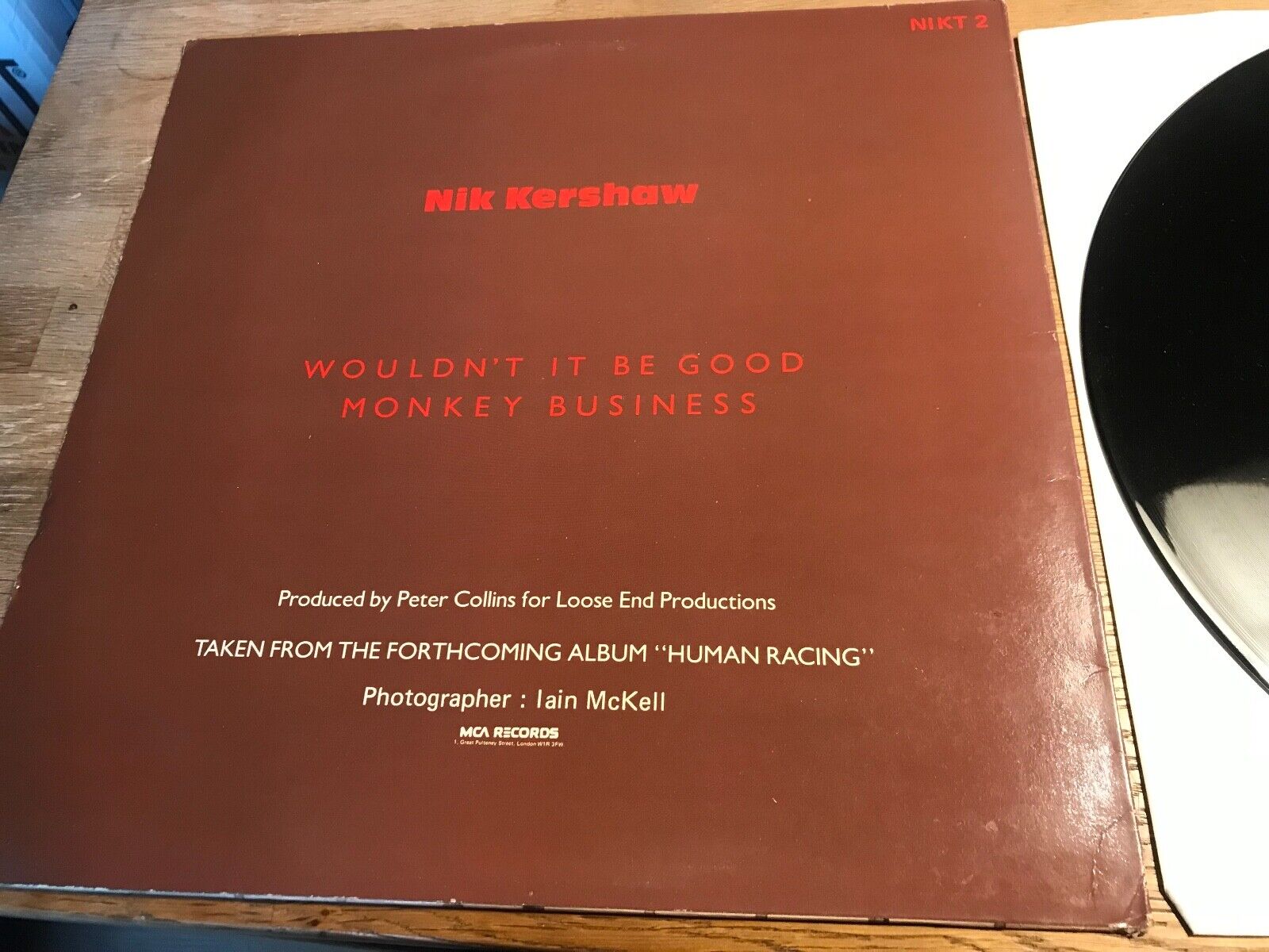 NIK KERSHAW "WOULDEN´T IT BE GOOD" 12" REMIX UK PRESSED MAXI MCA RECORDS REMIX