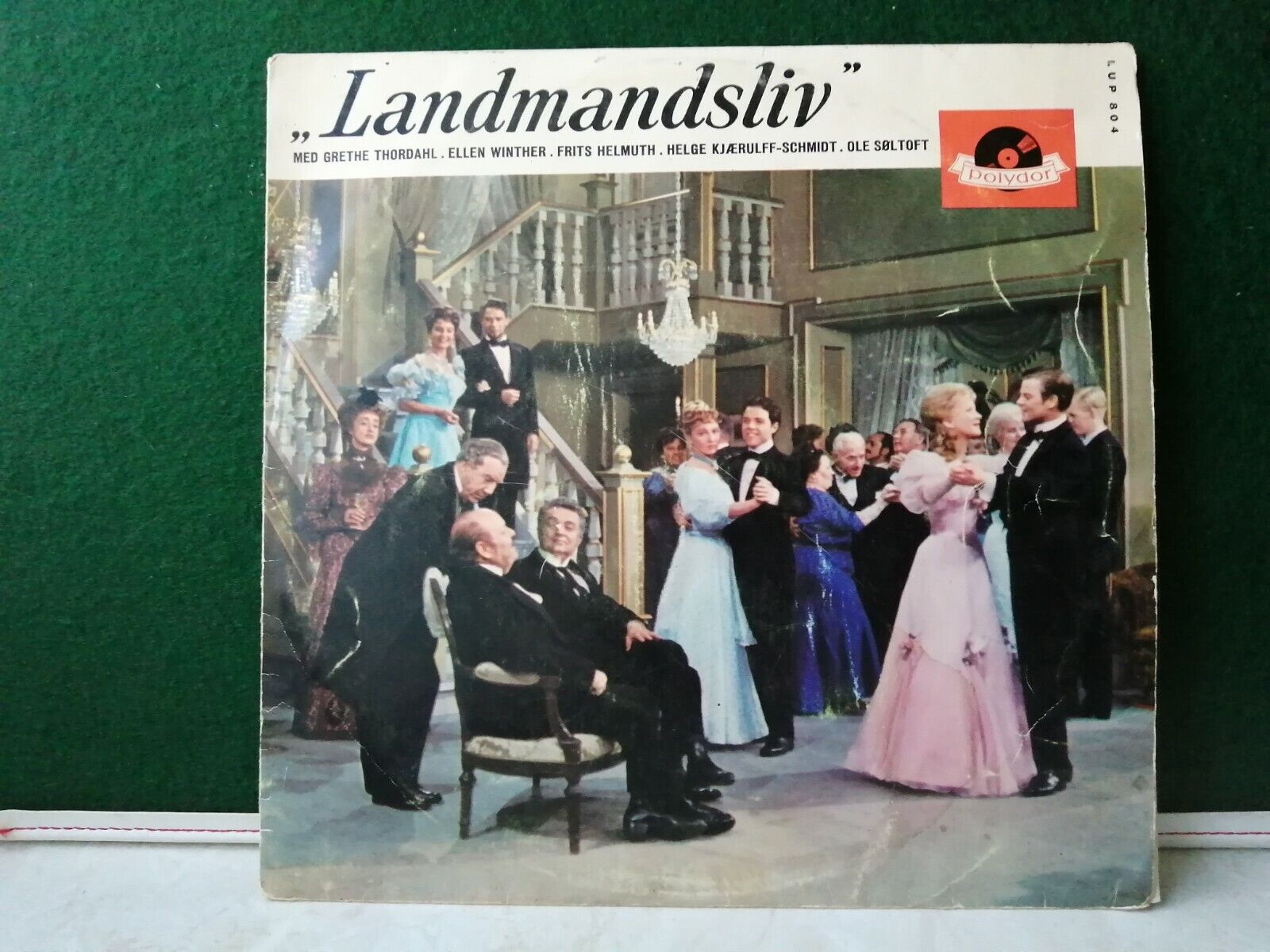 33 1/3 RPM record Danish "Landmandsliv" 1960sKai Normann AndersenPolydor