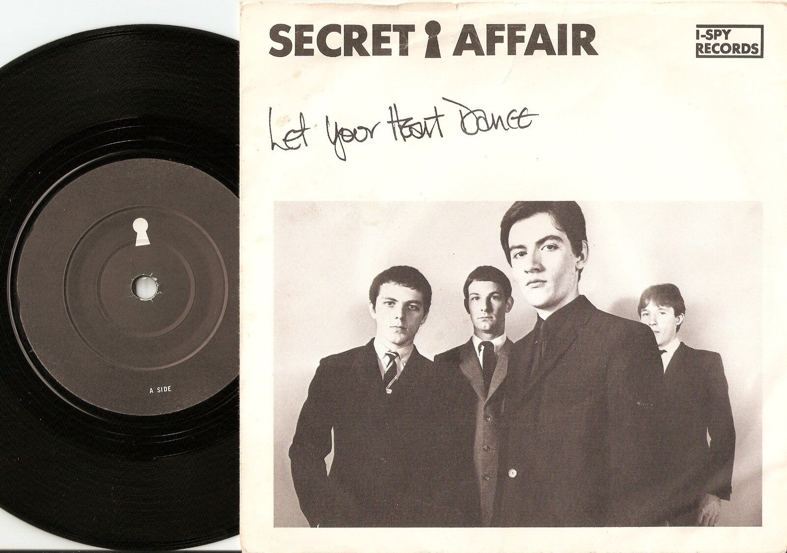 SECRET AFFAIR LET YOUR HEART DANCE 45+PS 1979 MOD REVIVAL THE JAM QUADROPHENIA