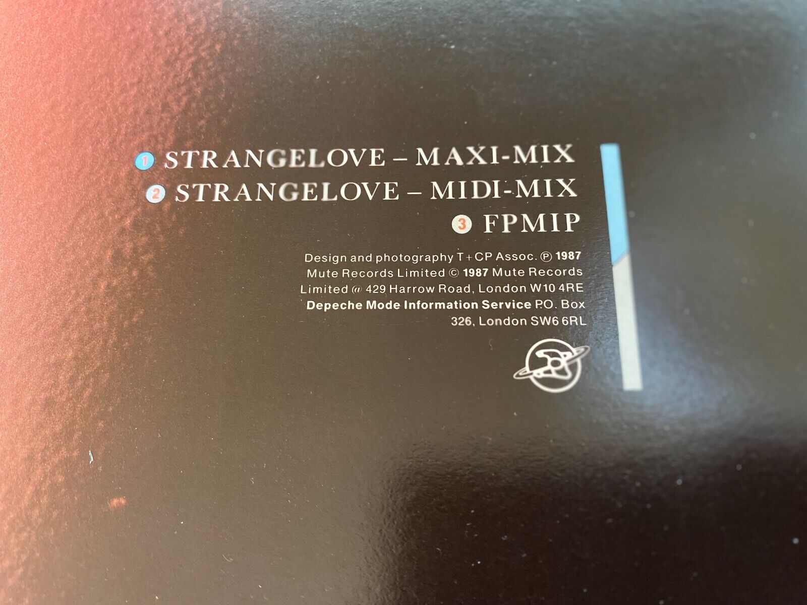 DEPECHE MODE "STRANGELOVE"MAXI-MIX 1987 MUTE RECORDS 12" MAXI 45 RPM NETHERLANDS