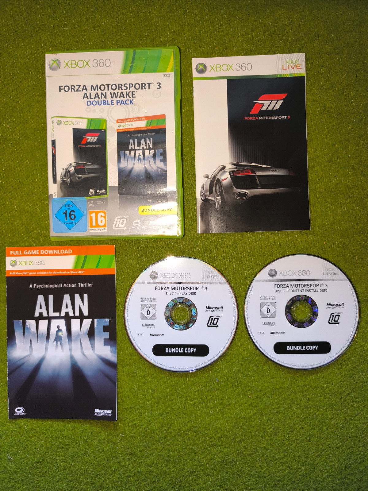 *Microsoft Xbox 360* Forza Motorsport 3 + Alan Wake Double Pack CIB - PAL