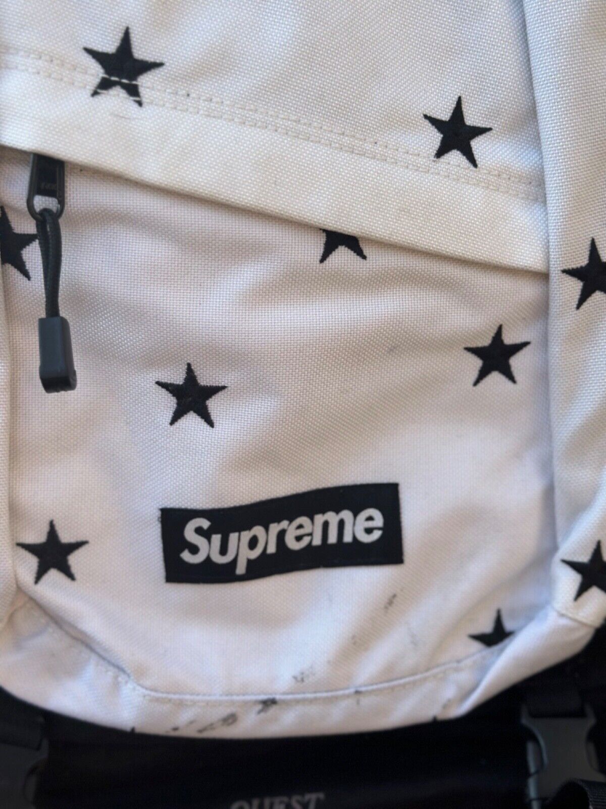 Supreme stars backpack White FW13