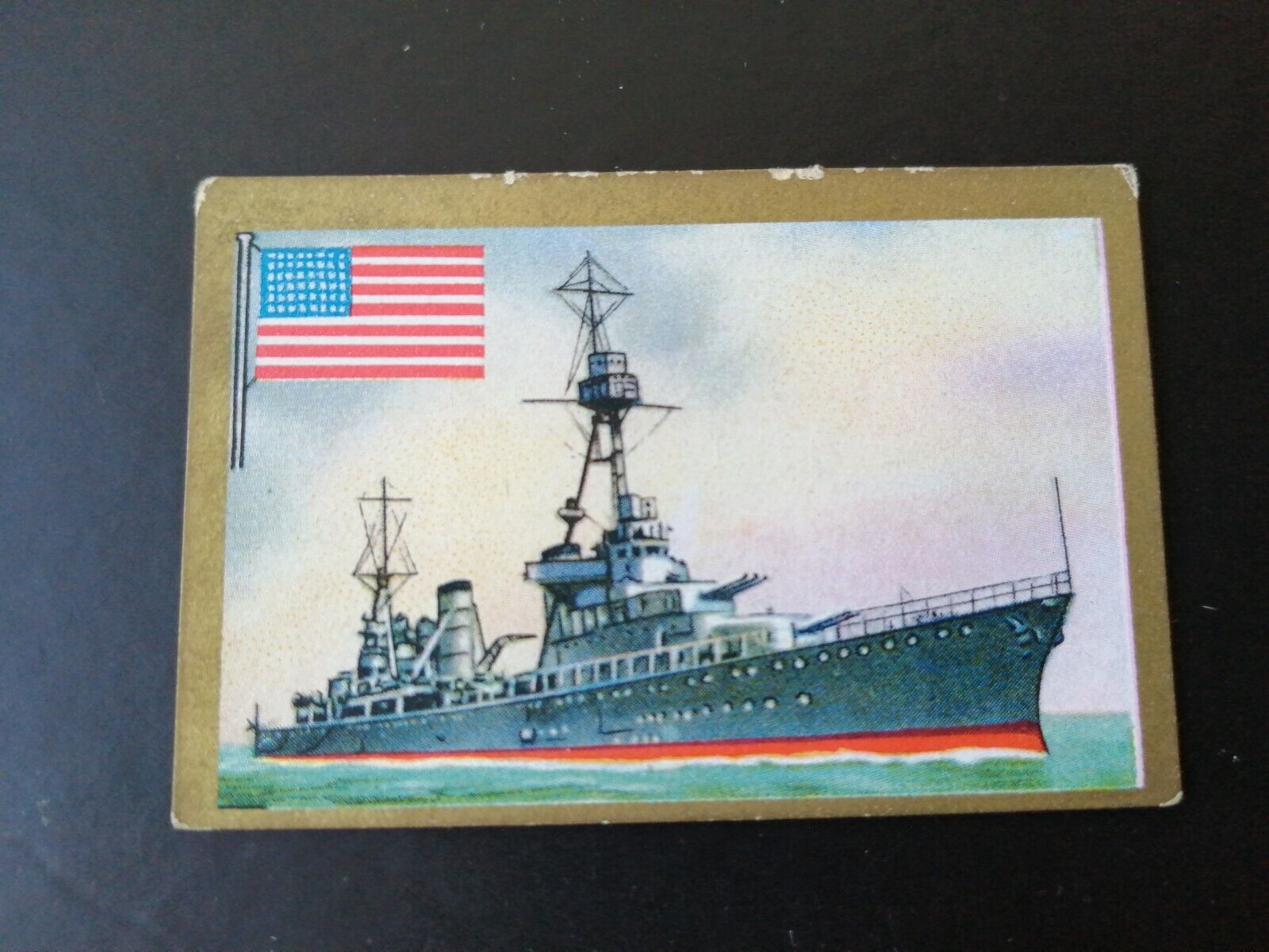 German SABA tobacco ship trading card 1931-33No 192 "Salt Lake City" USA