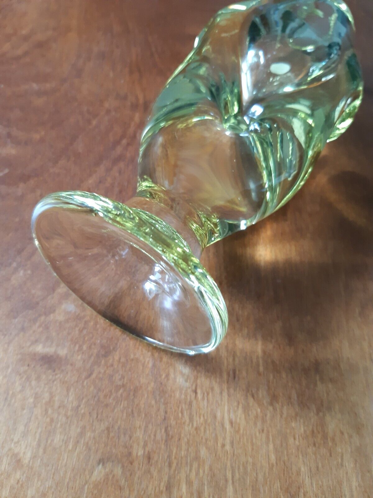 Bohemian modern Miroslav Klinger ZBS citrin glass Vase