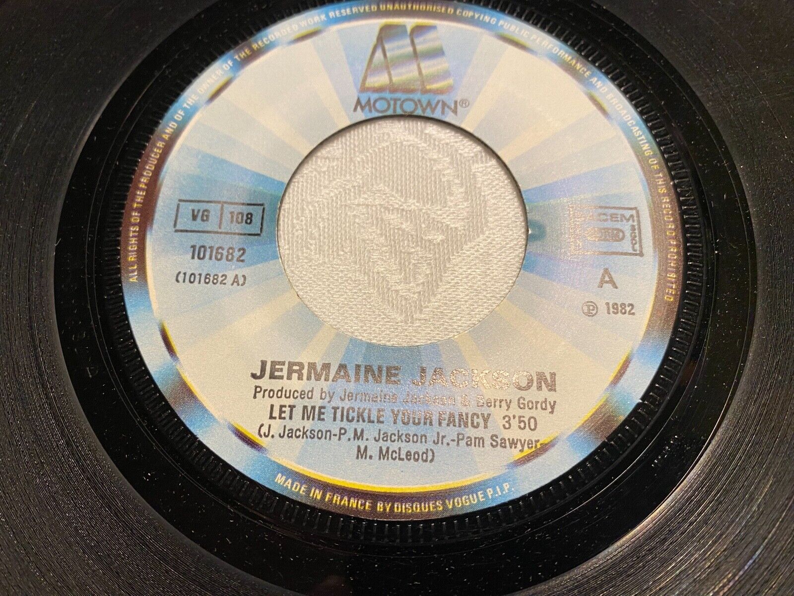 JERMAINE JACKSON "LET ME TICKLE YOUR FANCY / MAYBE NEXT TIME" MOTOWN RECORDS 7"*