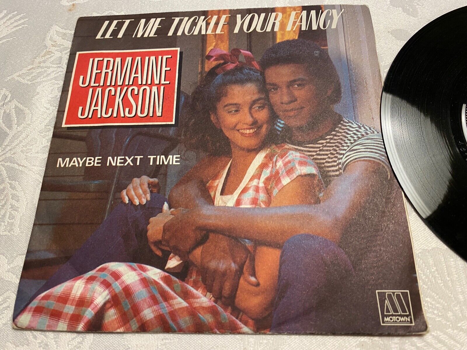 JERMAINE JACKSON "LET ME TICKLE YOUR FANCY / MAYBE NEXT TIME" MOTOWN RECORDS 7"*