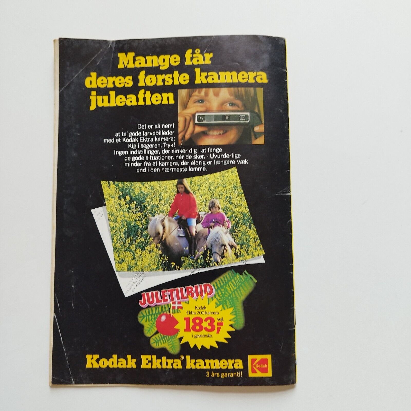 Danish comic  "Anders And  Co " no 49 1981 Donald Duck Lego and Kodak ads