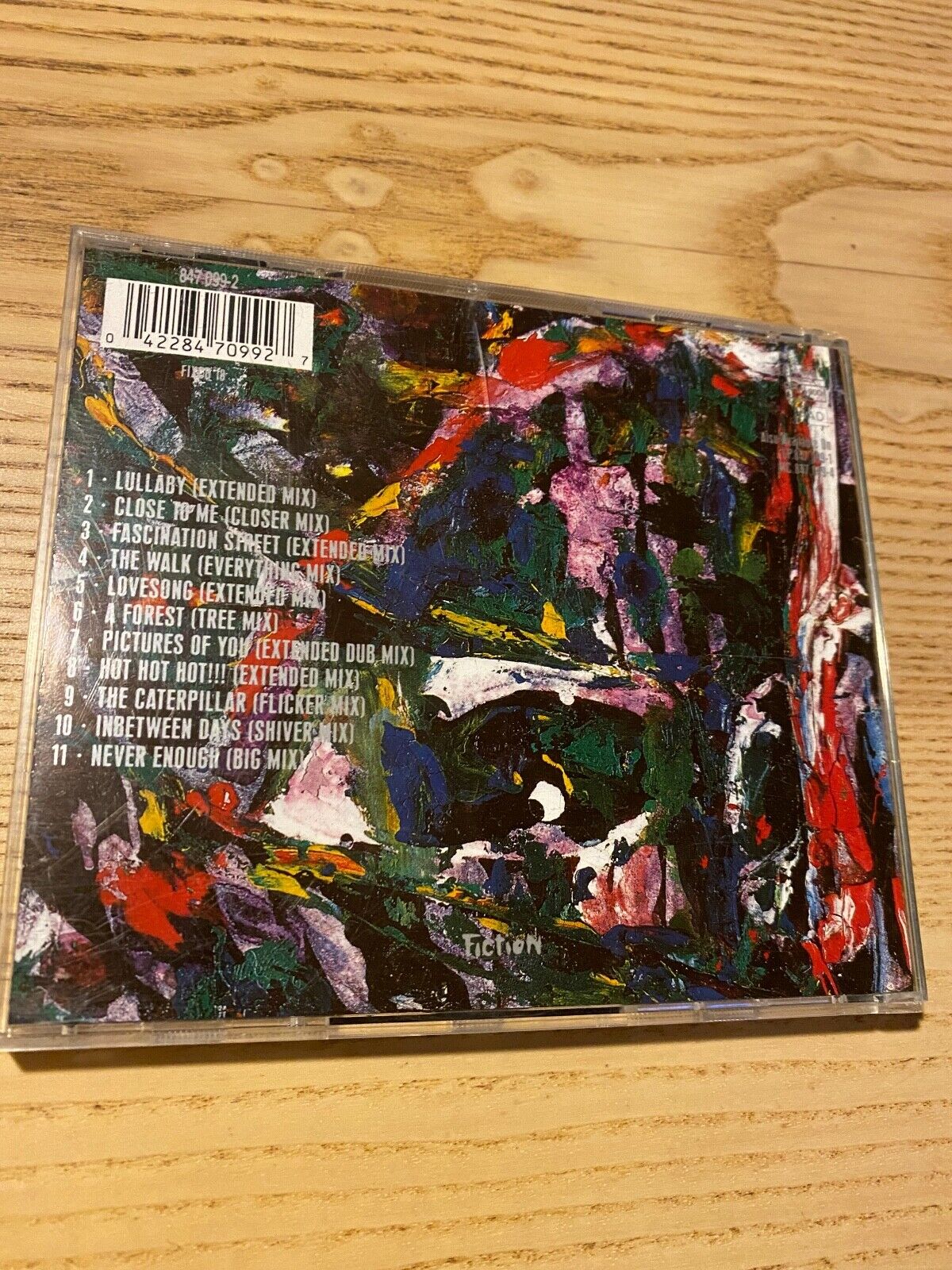 THE CURE "MIXED UP" 11 TRACKS CD ALBUM FICTION RECORDS 1990 CD PICTURE DISC OOP*