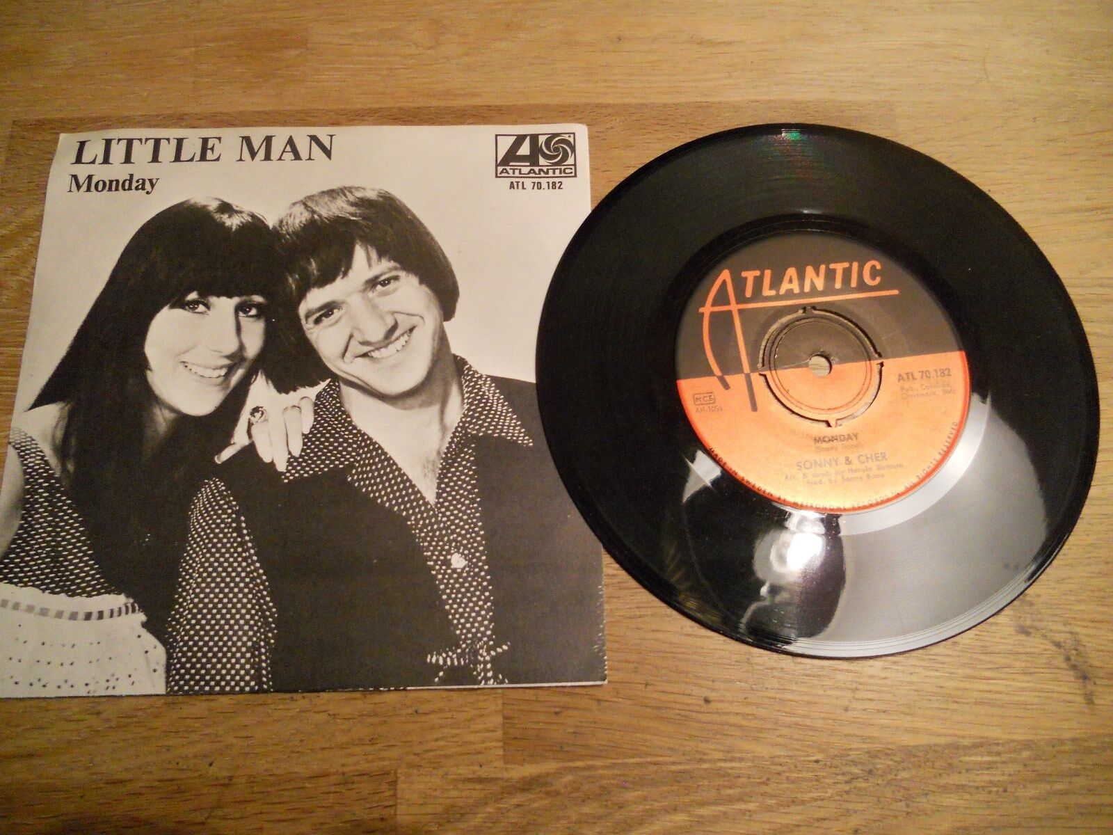 SONNY  CHER LITTLE MAN / MONDAY NCB SWEDISH 7" ATLANTIC Records Scandinavian