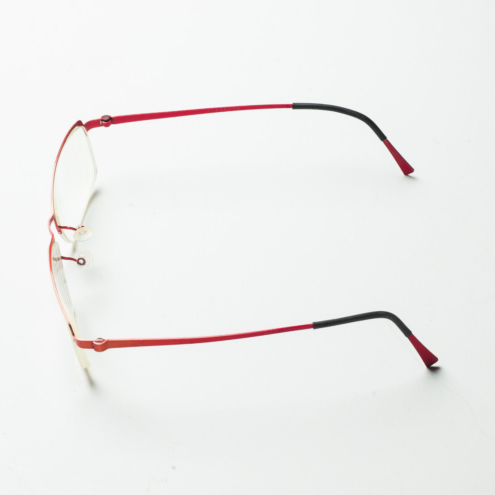 LINDBERG 7155 Metallic Red Titanium Glasses Made in Denmark