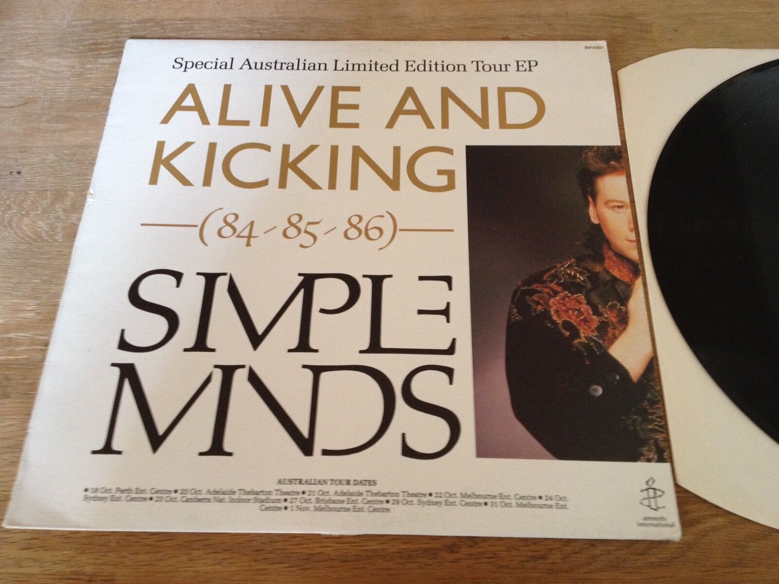 SIMPLE MINDS "ALIVE AND KICKING" SPECIAL AUSTRALIAN LIMITED EDITION TOUR EP 1988