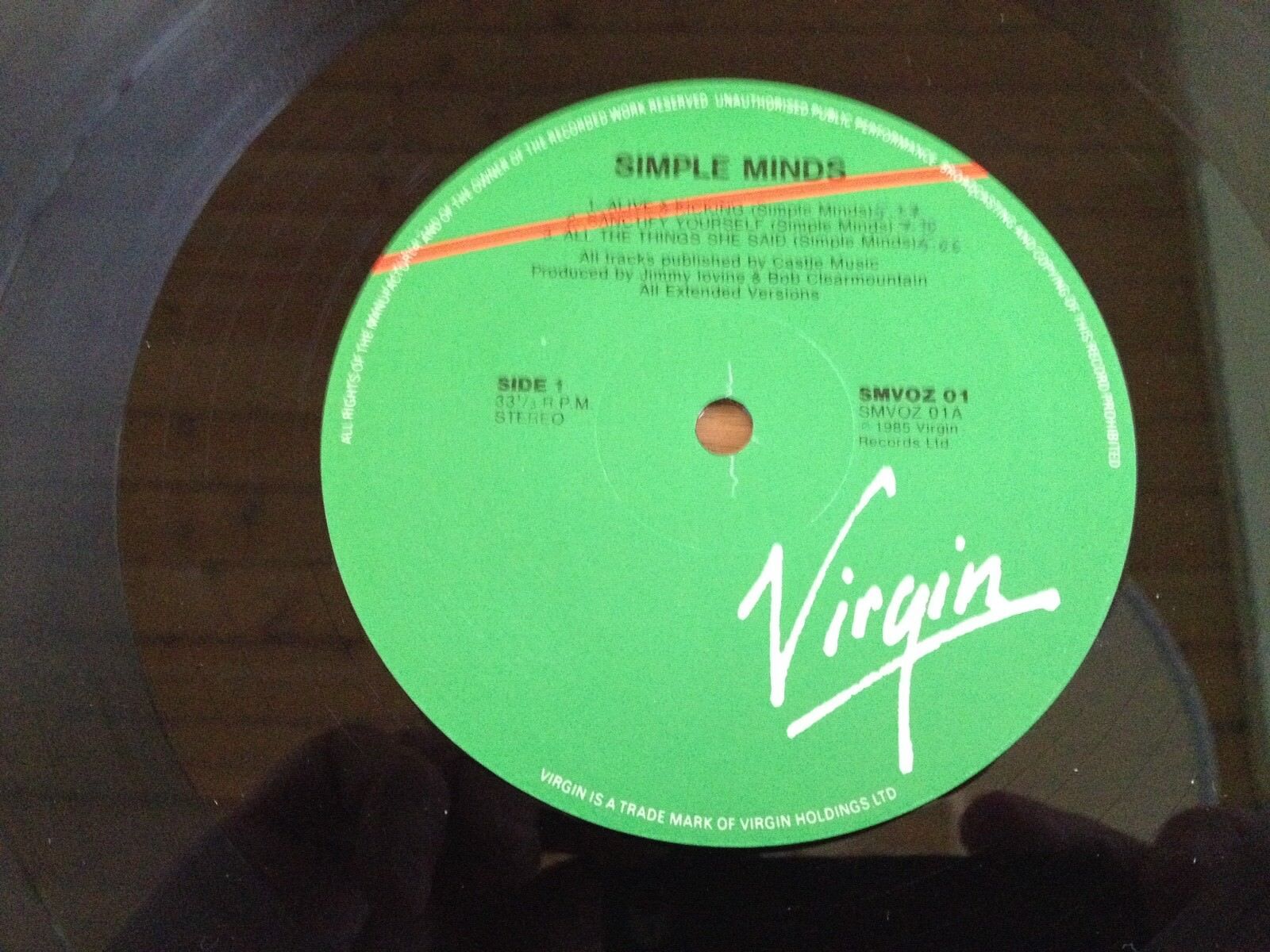 SIMPLE MINDS "ALIVE AND KICKING" SPECIAL AUSTRALIAN LIMITED EDITION TOUR EP 1988