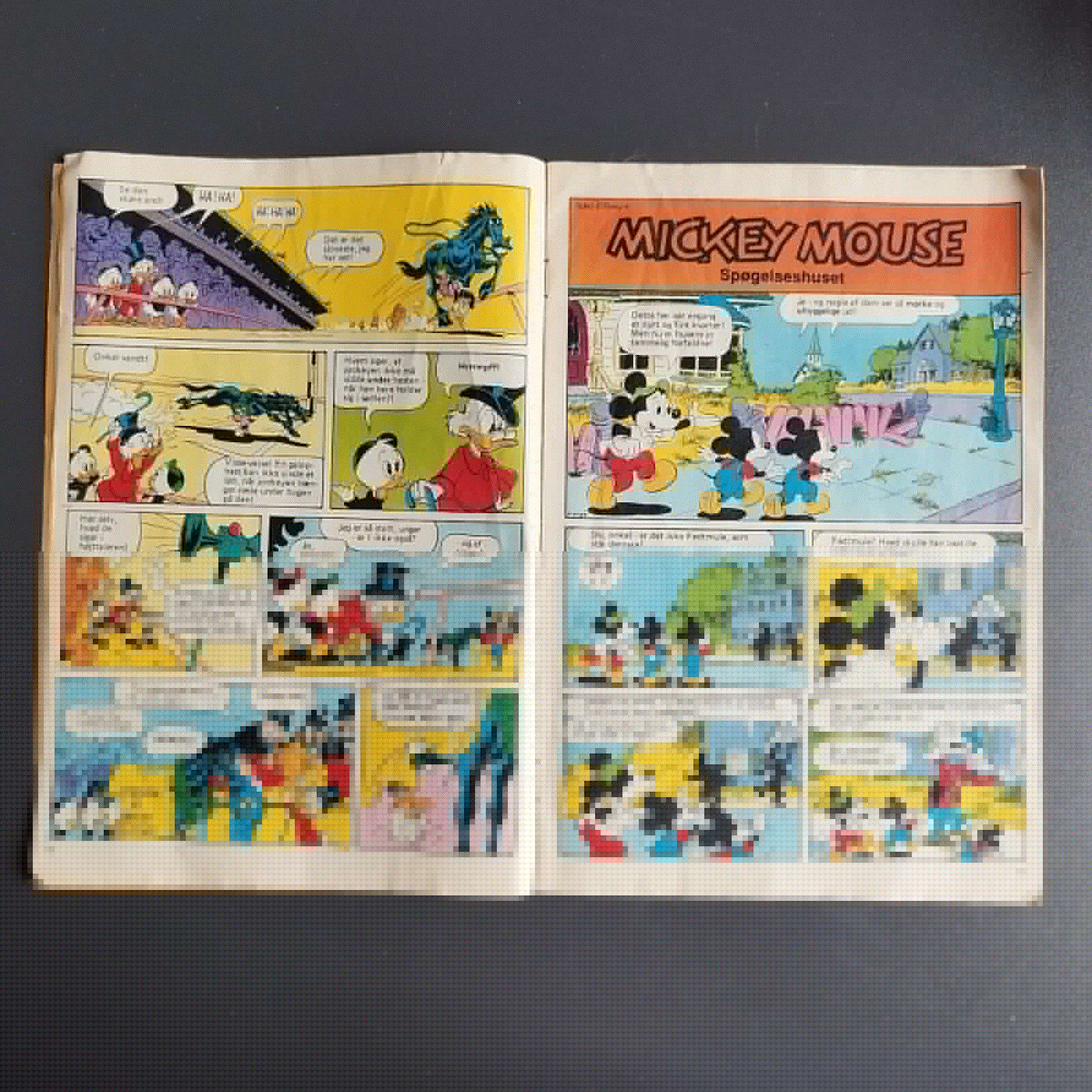 Danish "Donald Duck" mag. no 23 / 1982 w. Lego Fabuland and Kodak ads.