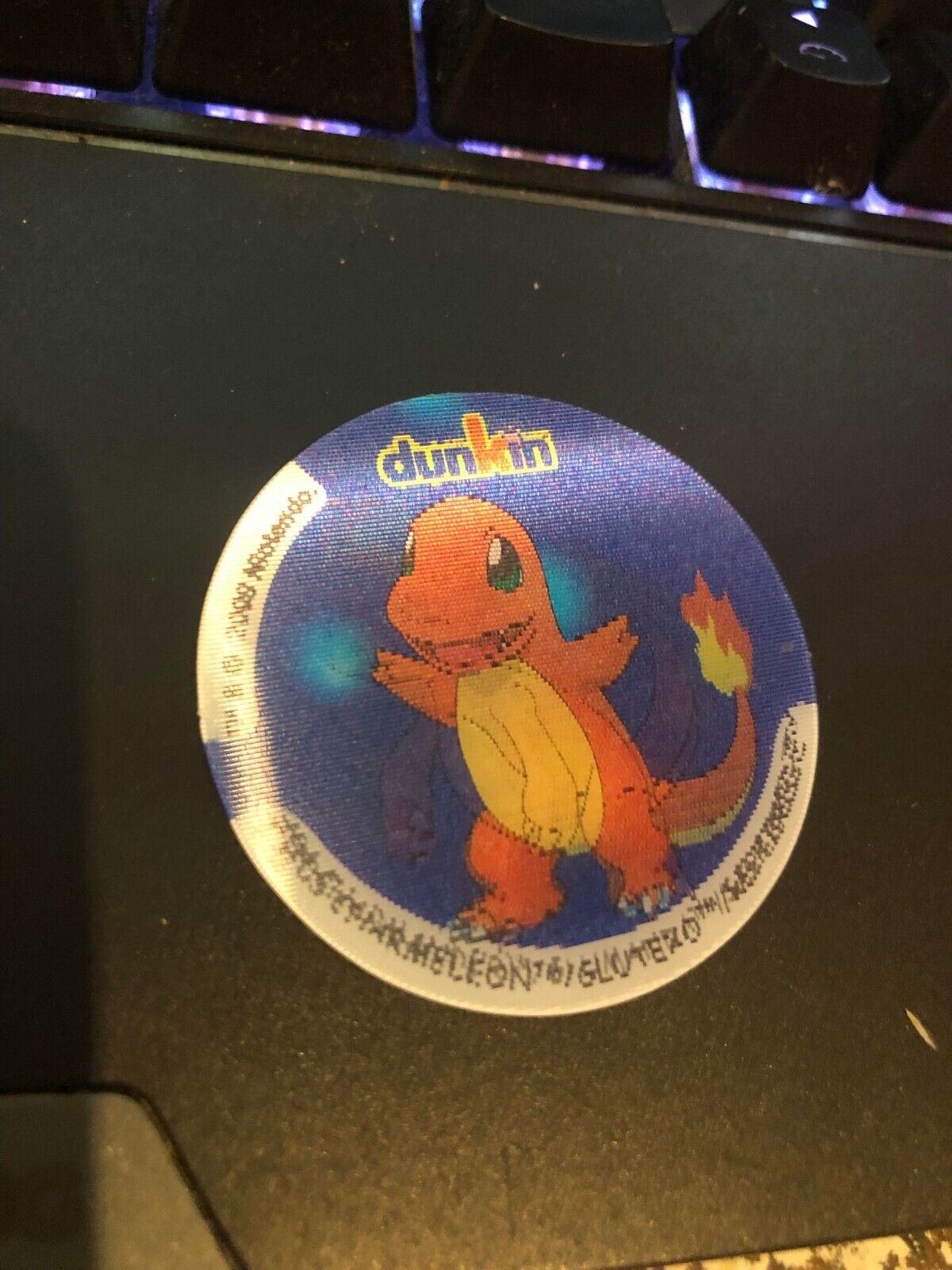 Pokemon Dunkin Tazo with Charmander Charmeleon and Charizard