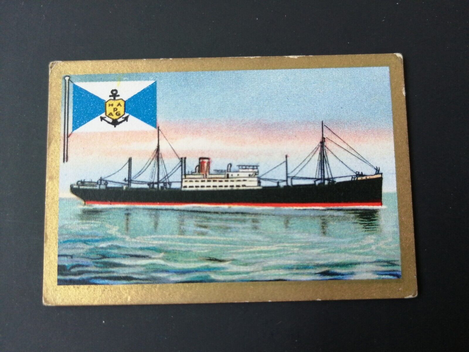 German SABA tobacco ship trading card 1931-33No 84 "Sauerland" HH-Amerika