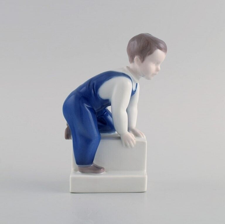 Claire Weiss for Bing  Grøndahl Porcelain figure Boy 1970s