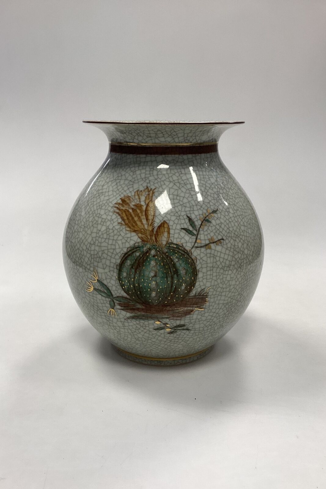 Royal Copenhagen Craquelé Vase No 443/2505