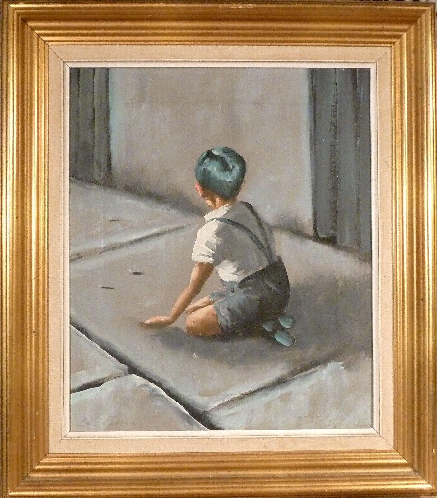 ERIK SOEGAARD! BOY PLAYING ON THE PAVEMENT