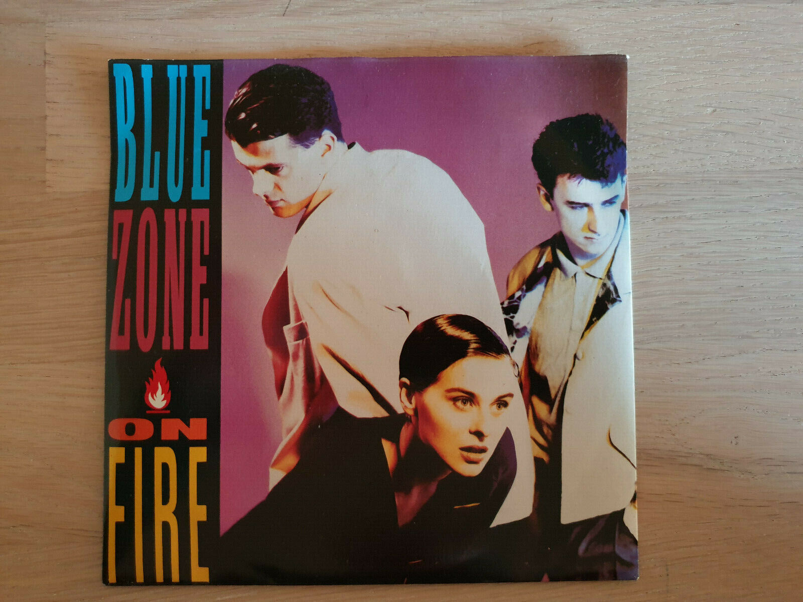 Blue Zone – On Fire - 7" Vinyl 1987