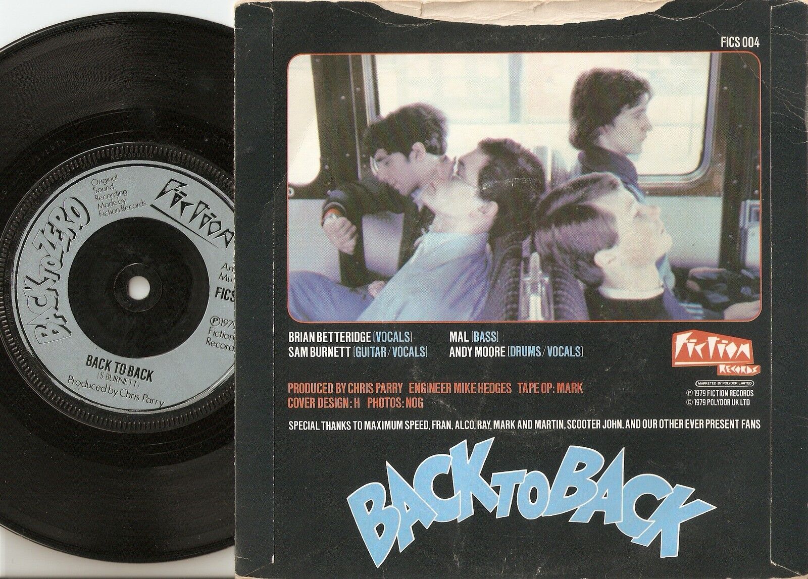 BACK TO ZERO YOUR SIDE OF HEAVEN UK 45+PS 1979 MOD REVIVAL THE JAM QUADROPHENIA