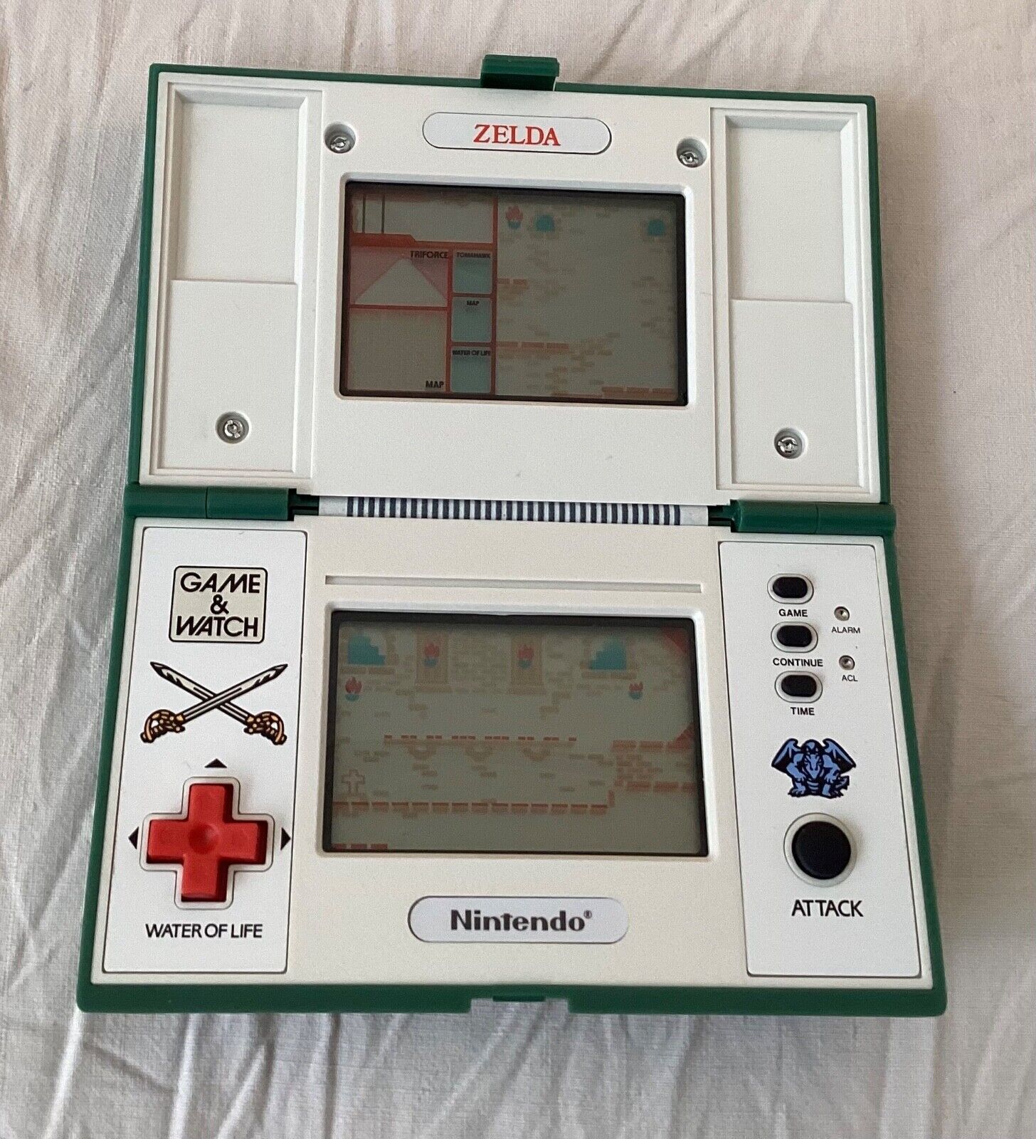 ORIGINAL NINTENDO GAME  WATCH ZELDA ZL - 65 FOR SALE!