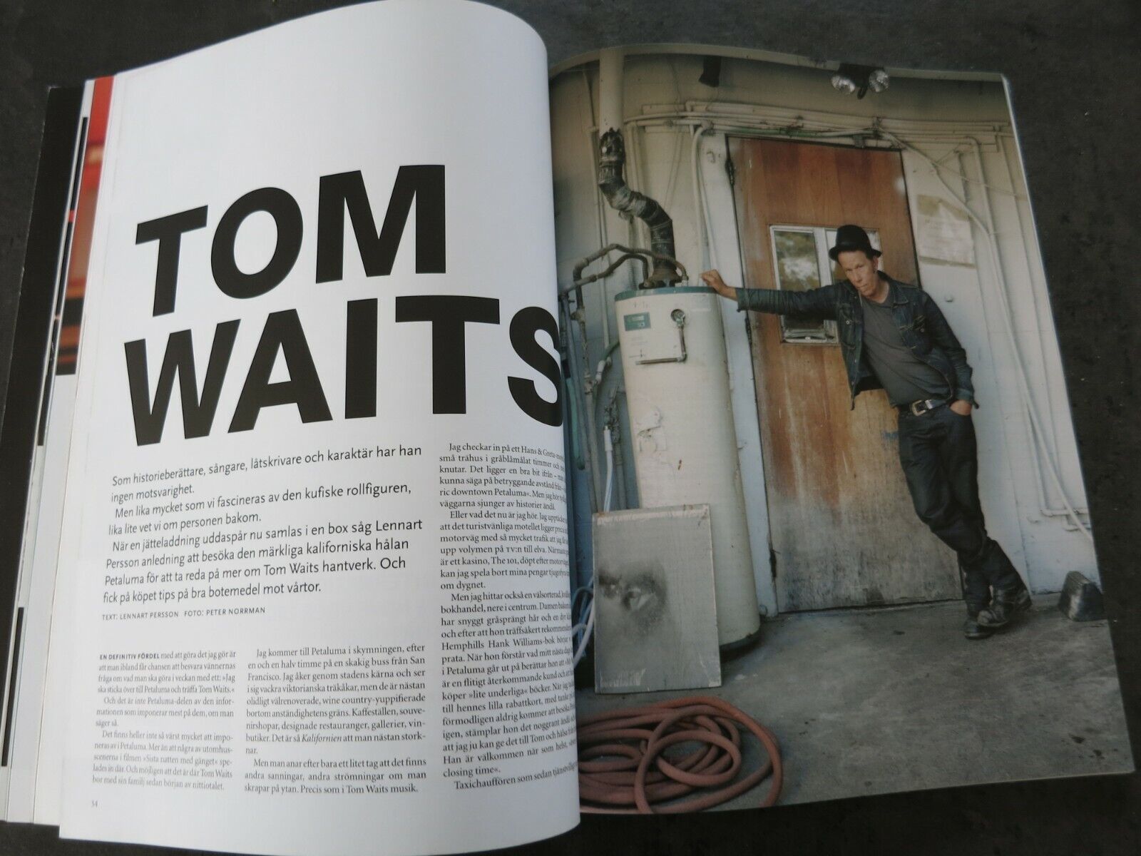 Swedish Magazine 2006 TOM WAITS Cassie CSS CC29