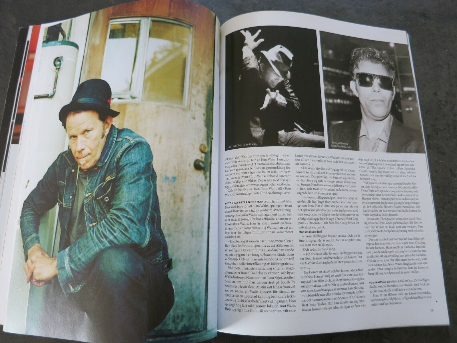 Swedish Magazine 2006 TOM WAITS Cassie CSS CC29