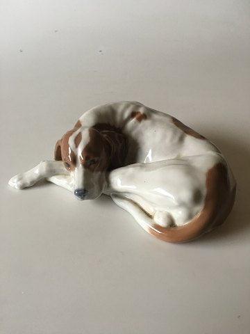 Royal Copenhagen Pointer head down Figurine No 1634