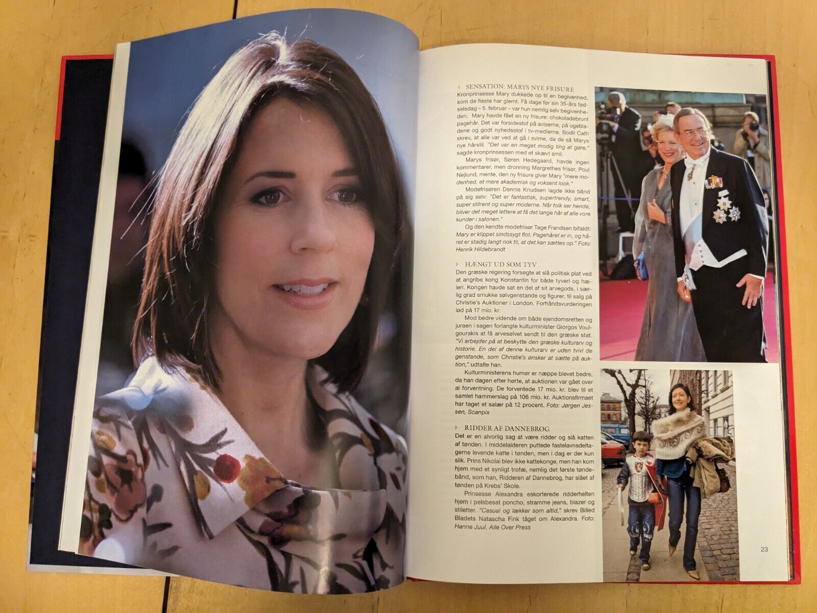 Princess MARY Prince FREDERIK King Danish Royal Book Queen MARGRETHE Henrik Bog5